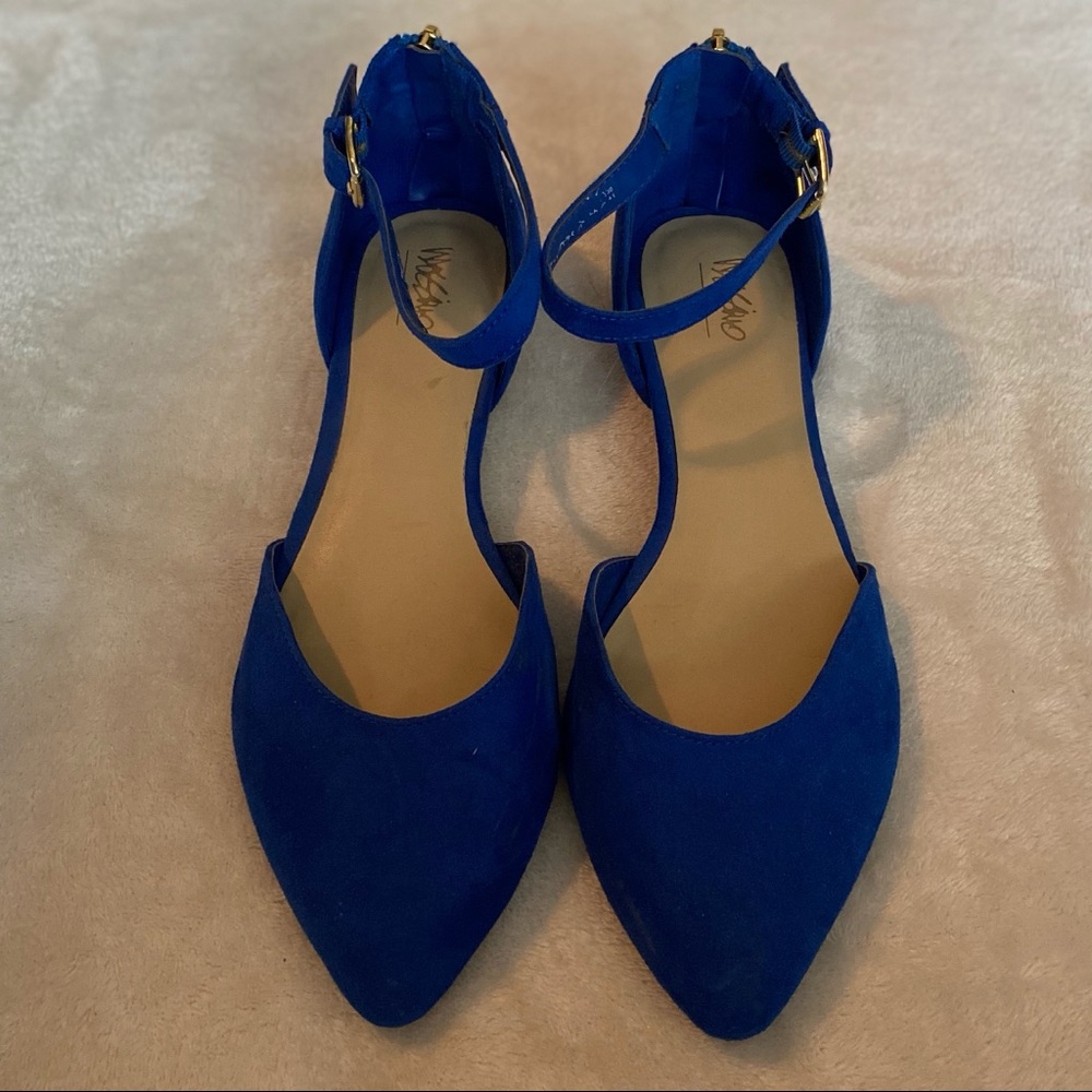 Gold and Blue Flats